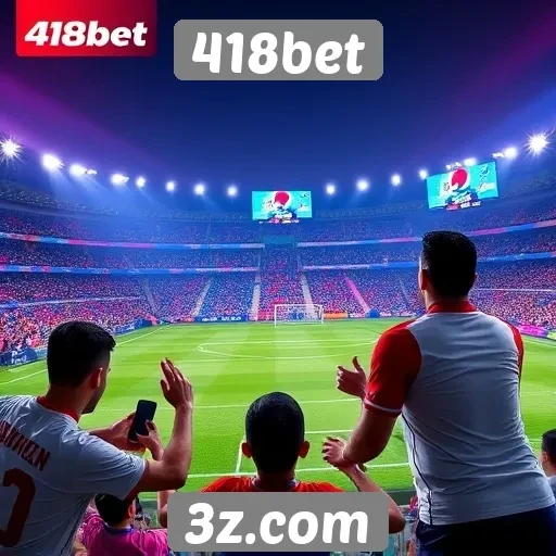 Jogos ao vivo no 418bet atraem novos usuários