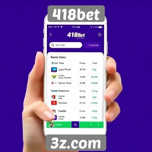 Experiência do usuário em dispositivos móveis no 418bet