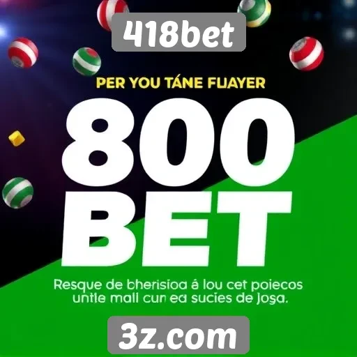 Promoções e bônus disponíveis para novos usuários no 418bet