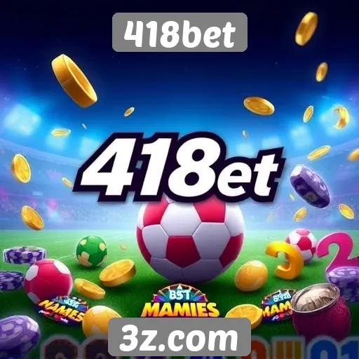 Variedade de jogos disponíveis no 418bet